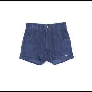 Hammies Corduroy Shorts in Navy Blue, size 36 waist